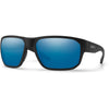 Matte Black/ChromaPop Glass Polarized Blue Mirror