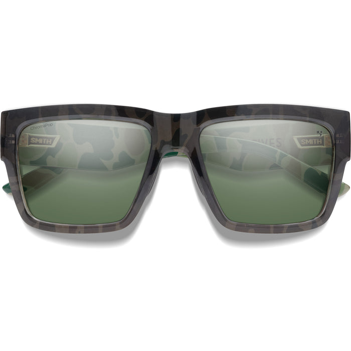 Smith Lineup Sunglasses High Fives Duck Camo/ChromaPop Polarized Gray Green