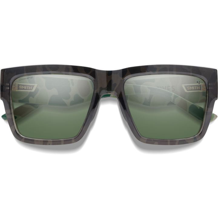 Smith Lineup Sunglasses High Fives Duck Camo/ChromaPop Polarized Gray Green