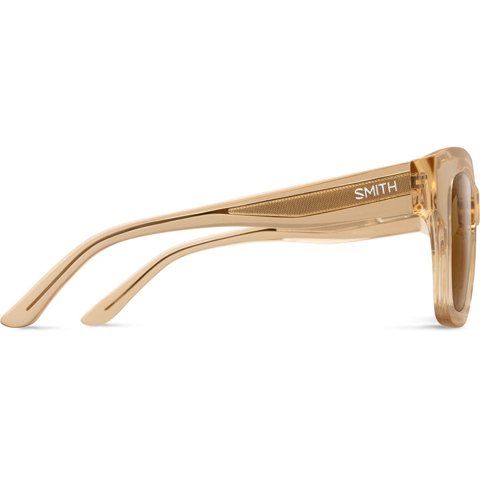 Smith Sway Sunglasses Champagne Crystal/ChromaPop Polarized Brown