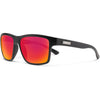 Matte Black/Polarized Red Mirror