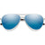 Smith Langley 2 Sunglasses Silver/ChromaPop Polarized Blue Mirror