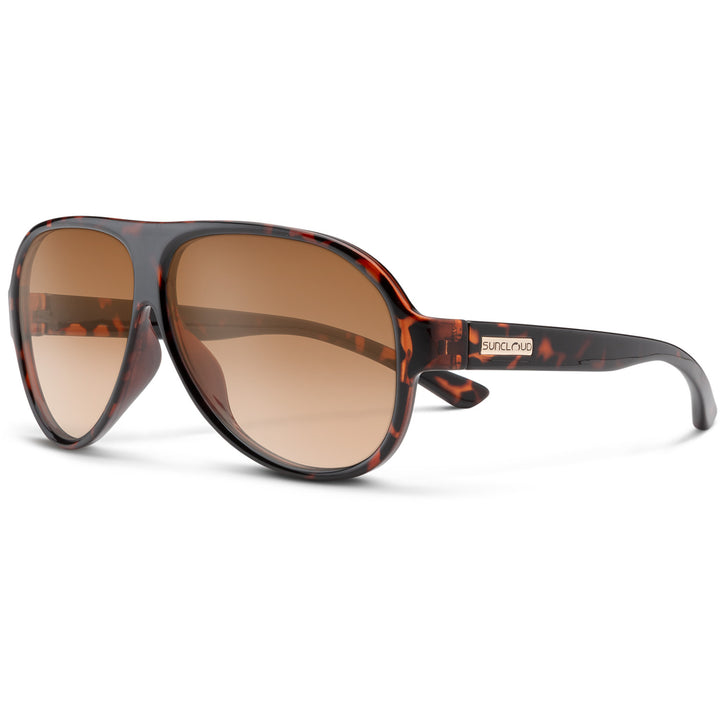 Suncloud Rooney Sunglasses Tortoise/Polarized Brown Gradient