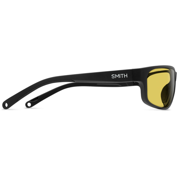 Smith Redding 2 Sunglasses Matte Black/ChromaPop Glass Polarized Low Light Yellow