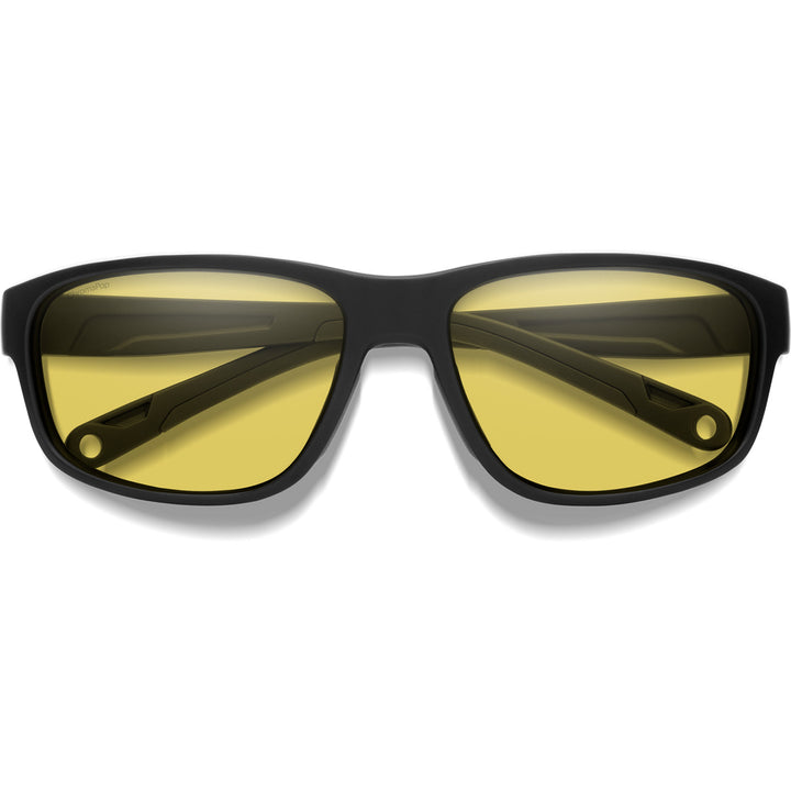 Smith Redding 2 Sunglasses Matte Black/ChromaPop Glass Polarized Low Light Yellow