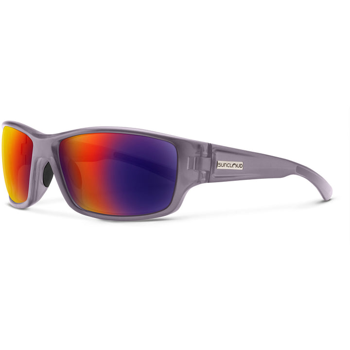 Suncloud Hull Sunglasses Matte Transparent Gray/Polarized Plasma Mirror