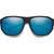Smith Outrigger Sunglasses Matte Black/ChromaPop Glass Polarized Blue Mirror