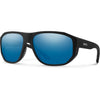 Matte Black/ChromaPop Glass Polarized Blue Mirror