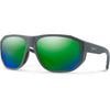 Matte Slate/ChromaPop Polarized Green Mirror