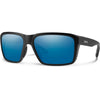 Matte Black/ChromaPop Glass Polarized Blue Mirror