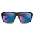 Smith Backcast Sunglasses Matte Black/ChromaPop Glass Polarchromic Rose Blue Mirror