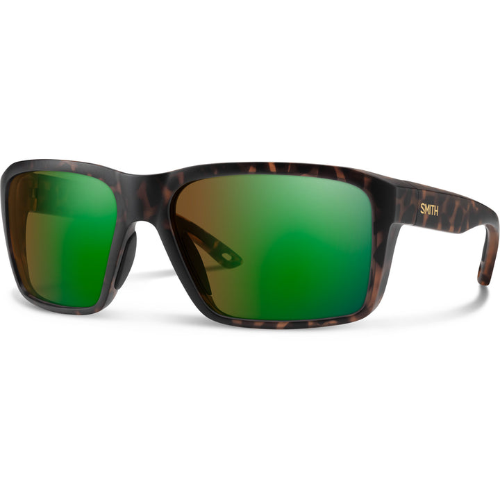 Smith Backcast Sunglasses Matte Tortoise/ChromaPop Glass Polarchromic Brown Green Mirror