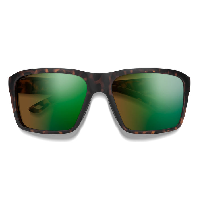Smith Backcast Sunglasses Matte Tortoise/ChromaPop Glass Polarchromic Brown Green Mirror