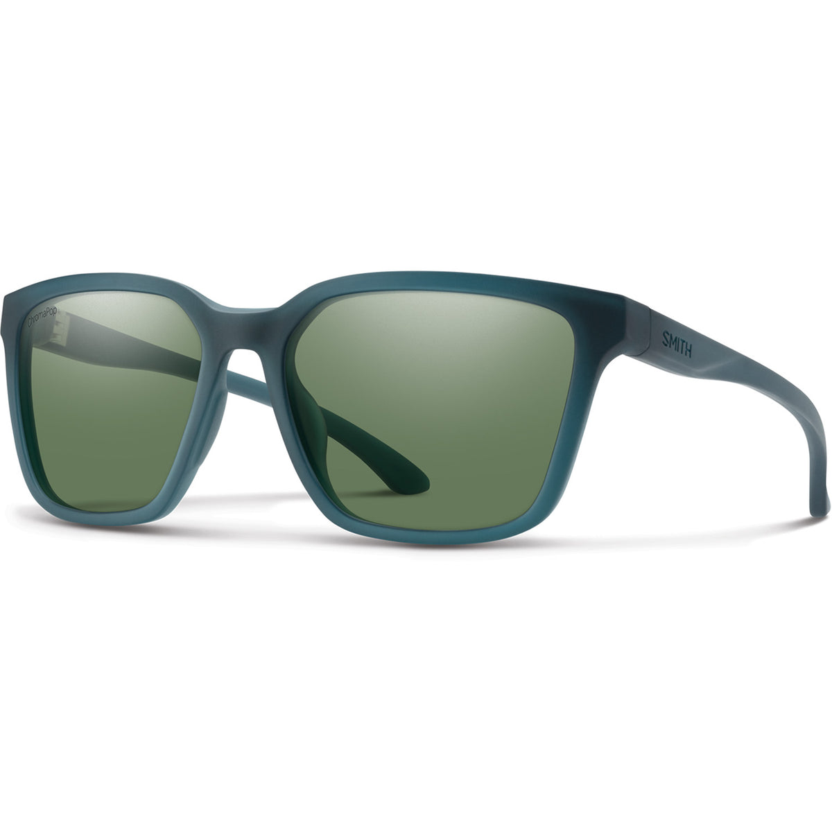 Smith Shoutout Core Sunglasses Matte Pacific Crystal/Polarized Gray Green
