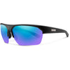 Matte Black/Polarized Blue Mirror