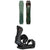 Dinosaurs Will Die Pow Reaper Snowboard + Season Meld Snowboard Bindings