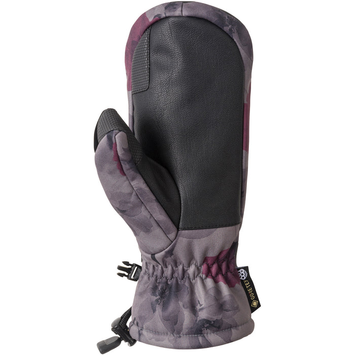 686 Linear GORE-TEX Mittens - Women's Charcoal X-Ray