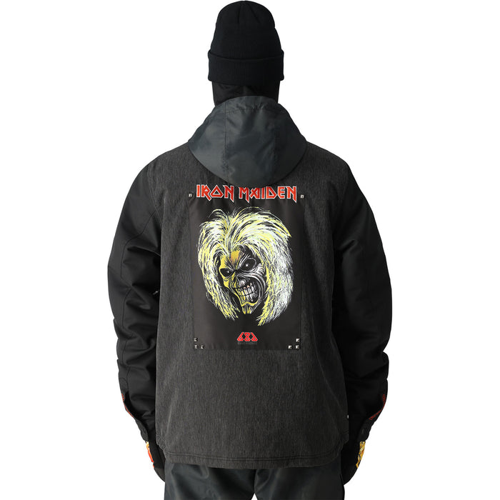 686 Iron Maiden Insulated Battle Jacket - Men's Iron maiden Black Denim