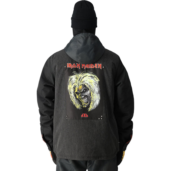 686 Iron Maiden Insulated Battle Jacket - Men's Iron maiden Black Denim