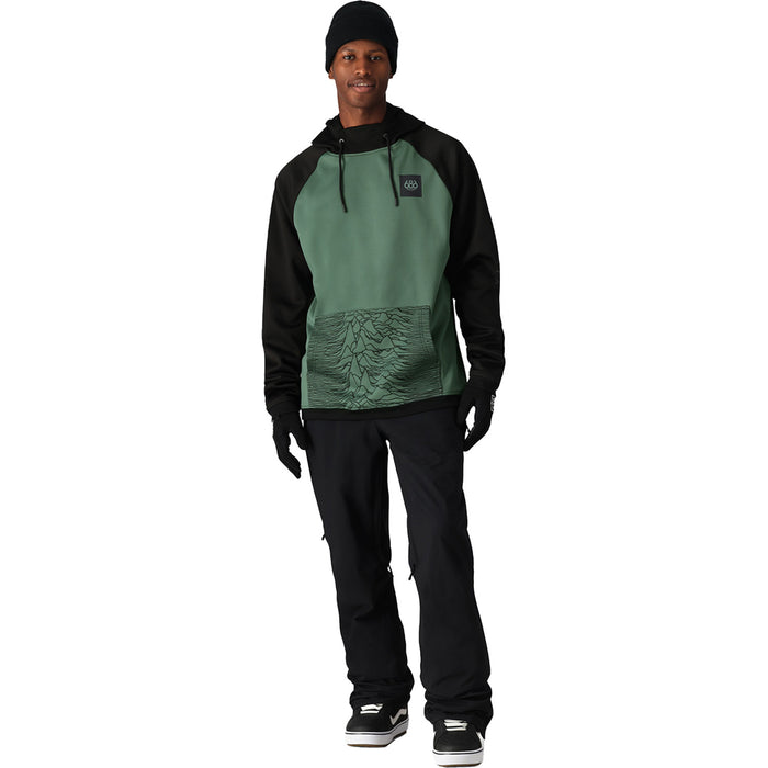 686 Bonded Fleece Hoodie - Men's Cypress Green Colorblock
