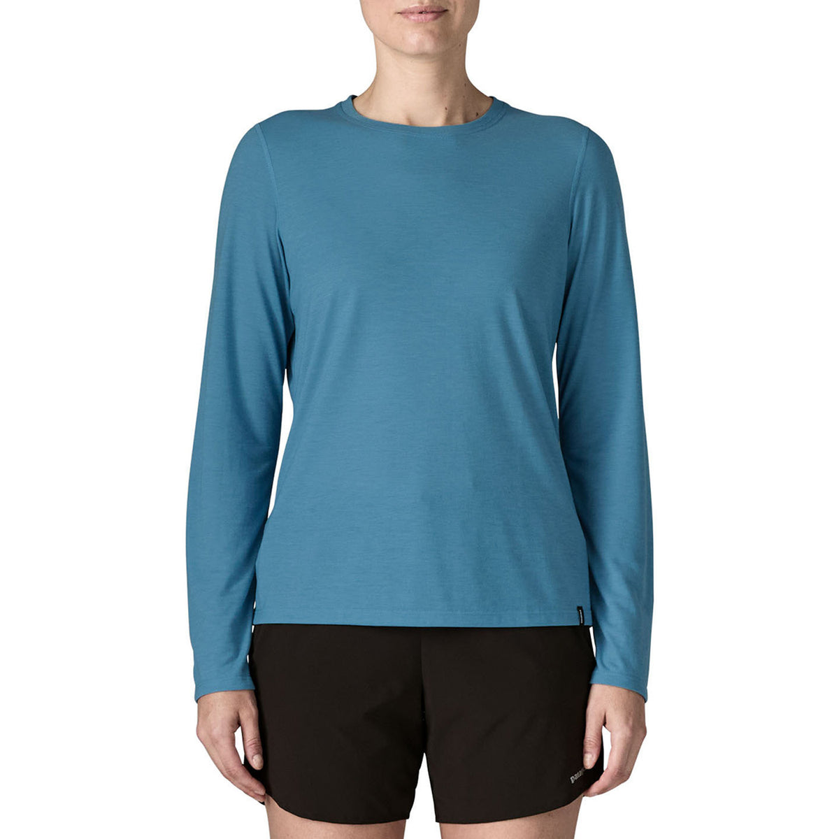 Patagonia Long-Sleeve Cap Cool Trail Shirt - Women's Shore Blue