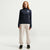 Nike United States Olympic Team Swift Element 1/4 Zip Top - Women's Obsidian/Reflective Silver
