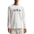 Nike Team USA Primary Long-Sleeve T-Shirt - Men's Summit White/Reflective Silver