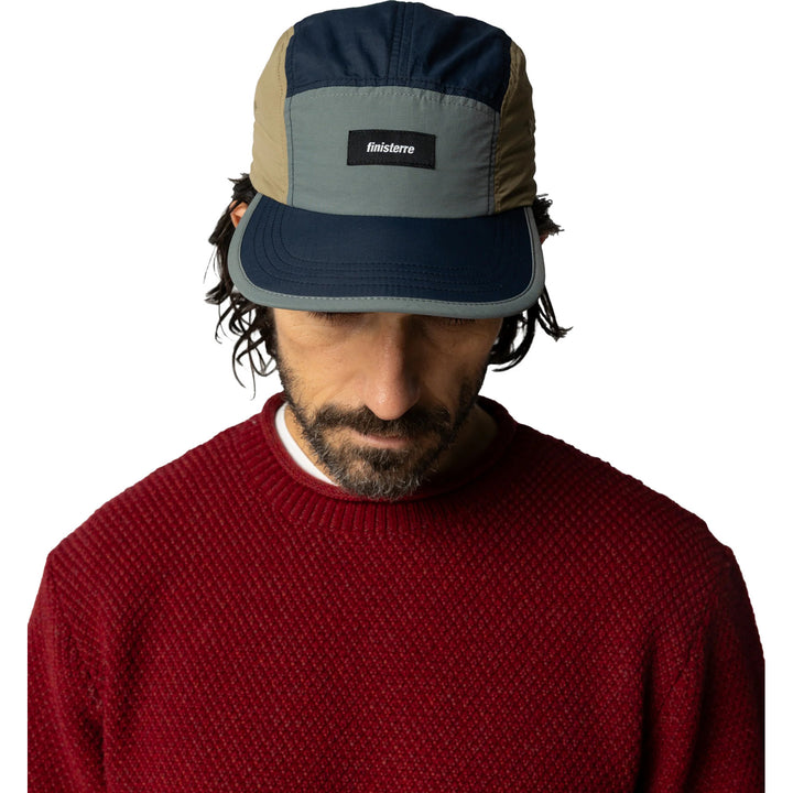 Finisterre Apex Soft-Peak 5-Panel Hat Navy/Thorn/Deep Sea