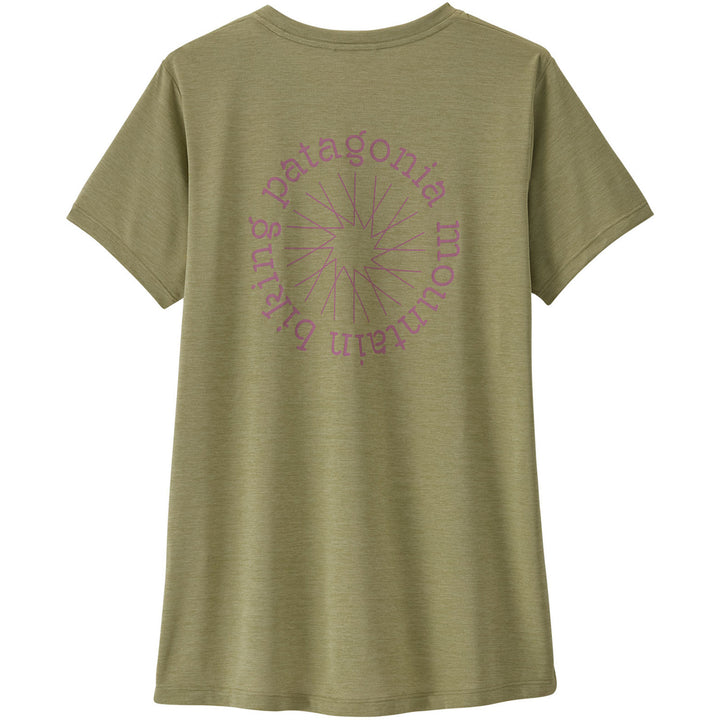 Patagonia Cap Cool Daily-Spoke Stencil Shirt - Women's Gumtree Green-Light Gumtree Green X-Dye