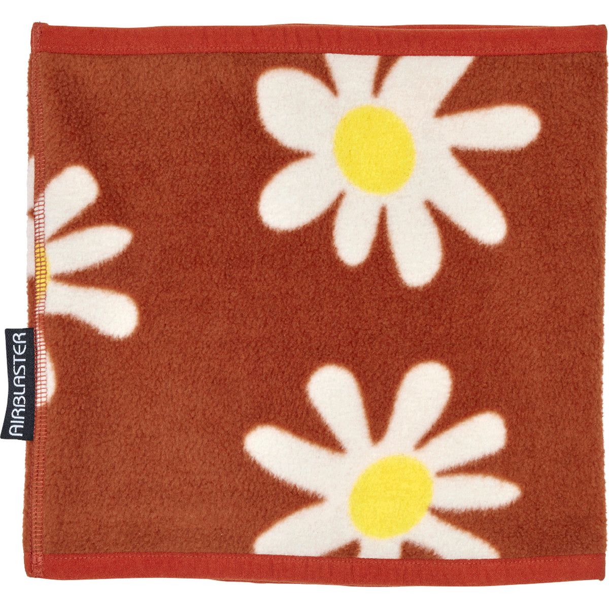 Airblaster Cozy Fleece Neck Gaiter Rust Big Daisy