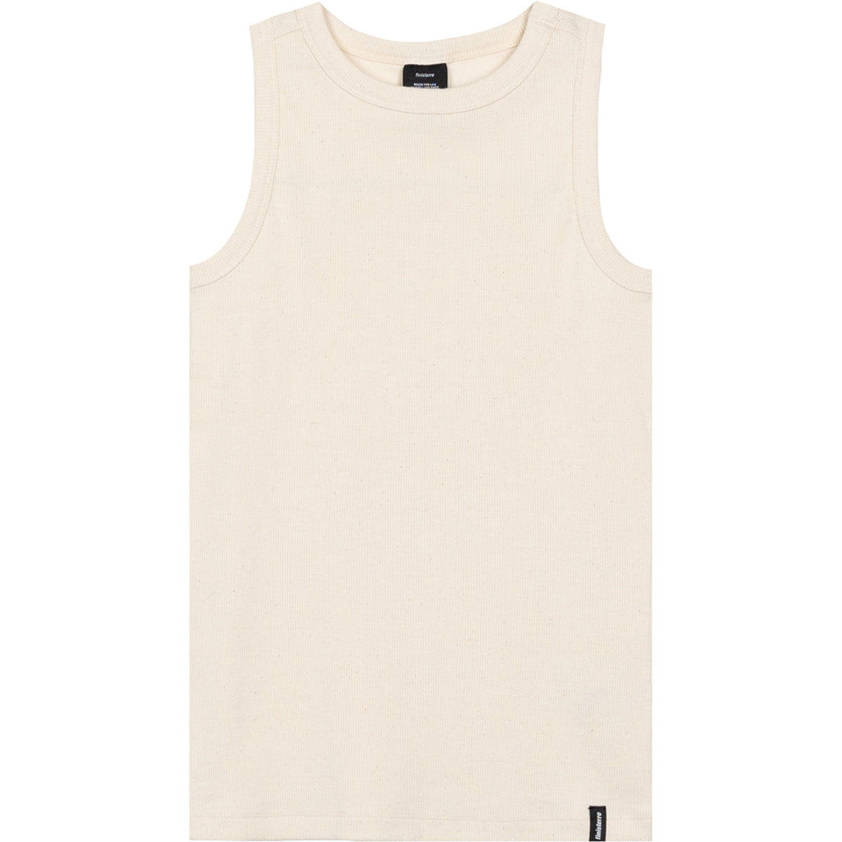Finisterre Powes Ribbed Vest Tanktop - Women's Ecru