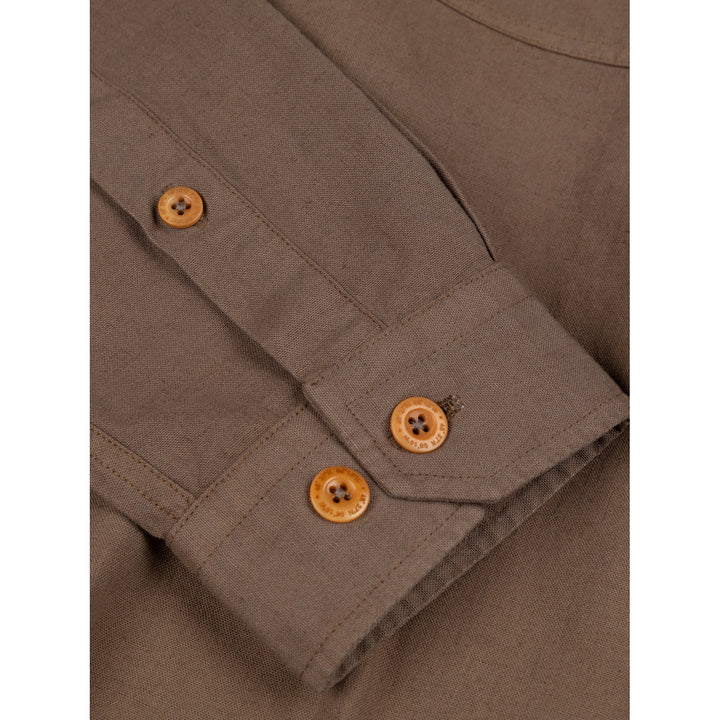 Finisterre Hendra Long-Sleeve Shirt - Men's Woodsmoke