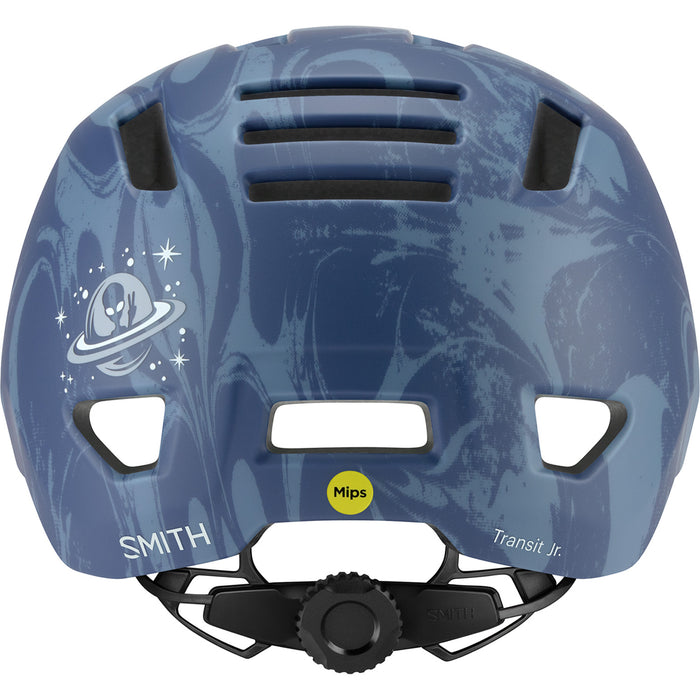 Smith Transit Jr. MIPS Bike Helmet - Kids' Matte Galactic Blue