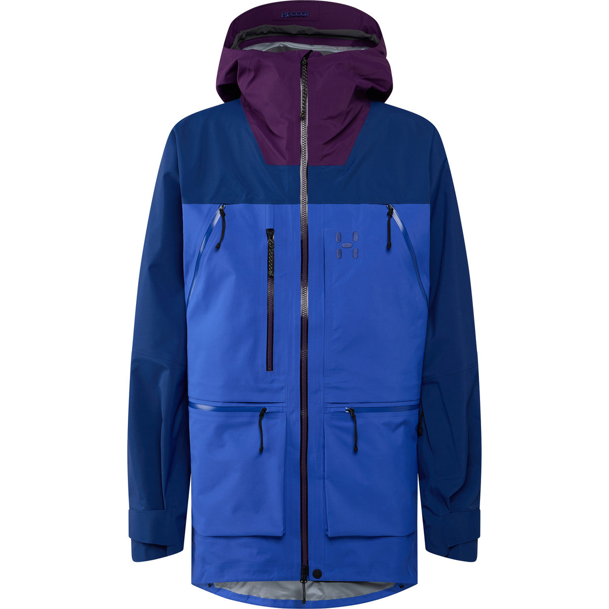 Haglöfs Vassi GORE-TEX Pro II Jacket - Men's Purple Night/Evening Blue/Northern Blue