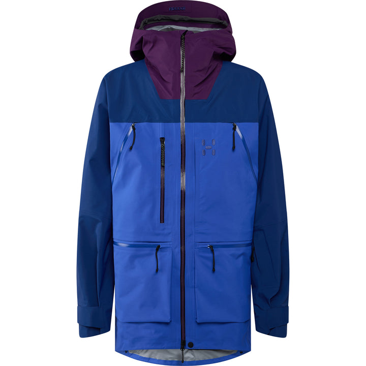 Haglöfs Vassi GORE-TEX Pro II Jacket - Men's Purple Night/Evening Blue/Northern Blue