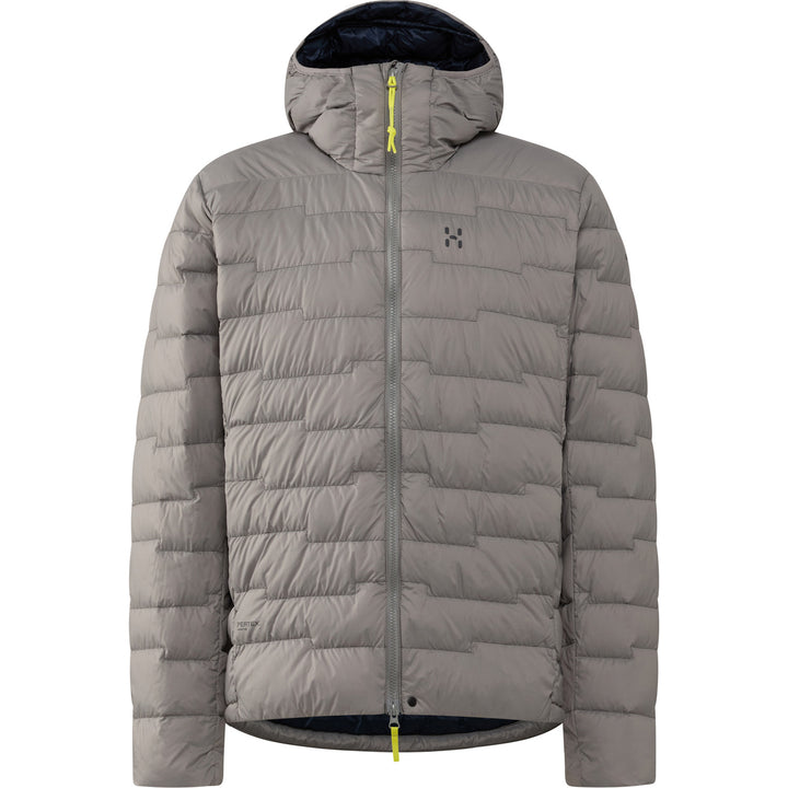 Haglöfs ROC Flash Down Hoodie - Men's Stone Brick