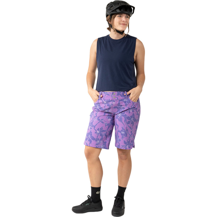 Wild Rye Freel Shorts - Women's Amethyst Aquila Bloom