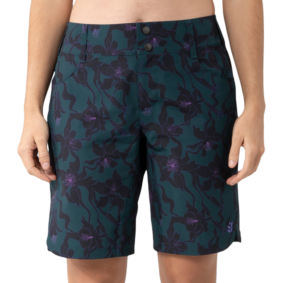 Wild Rye Riley Shorts - Women's Spruce Aquila Bloom