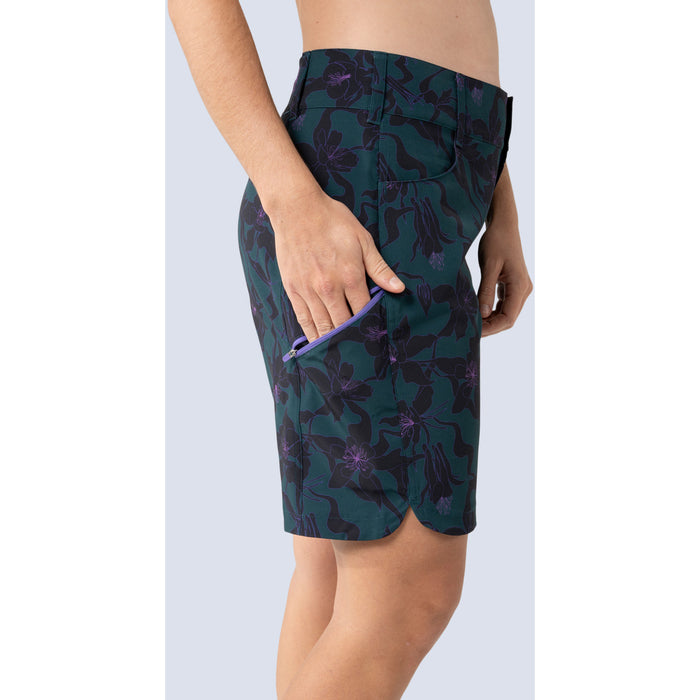 Wild Rye Riley Shorts - Women's Spruce Aquila Bloom