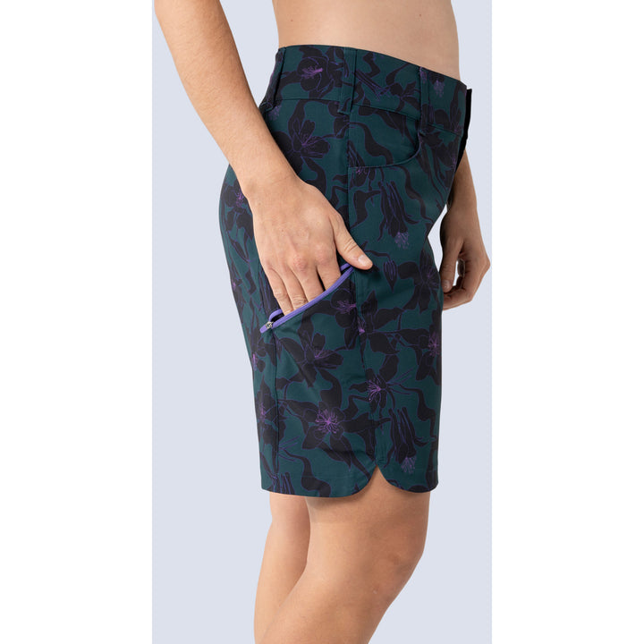 Wild Rye Riley Shorts - Women's Spruce Aquila Bloom