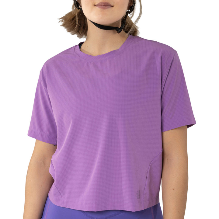 Wild Rye Easley Crop Tee - Women's Amethyst