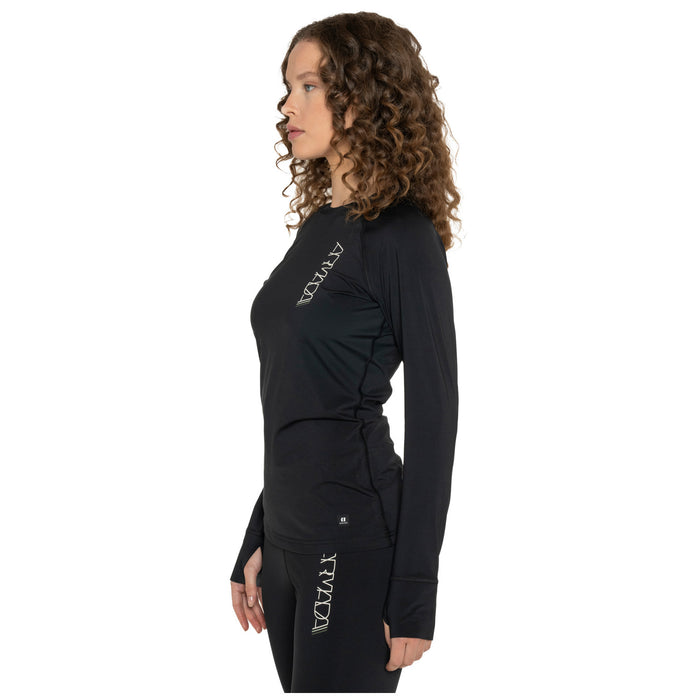 Armada Haven Baselayer Top - Women's Black/Macha