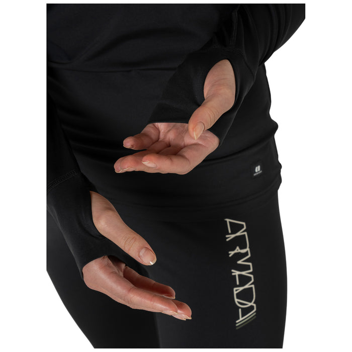 Armada Haven Baselayer Top - Women's Black/Macha