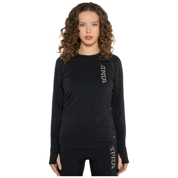 Armada Haven Baselayer Top - Women's Black/Macha