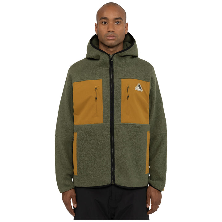 Armada Furtherance Fleece Jacket - Unisex Olive/Golden Brown