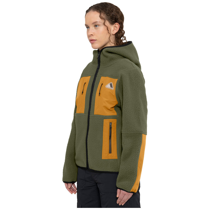 Armada Furtherance Fleece Jacket - Unisex Olive/Golden Brown