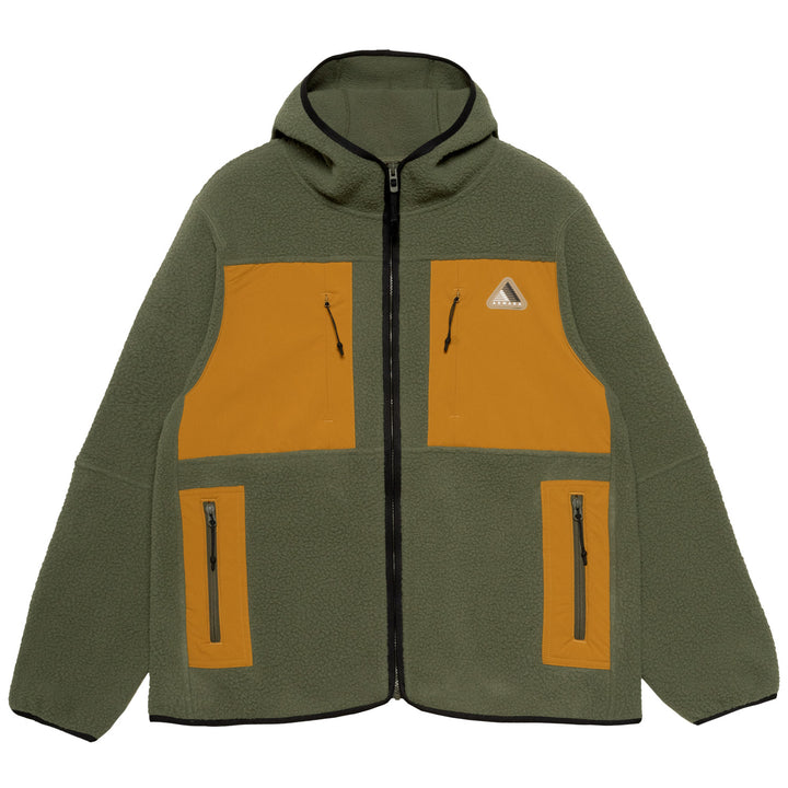 Armada Furtherance Fleece Jacket - Unisex Olive/Golden Brown
