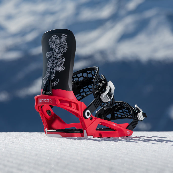 Nidecker Kaon Snowboard Bindings 2026 Red Tiger