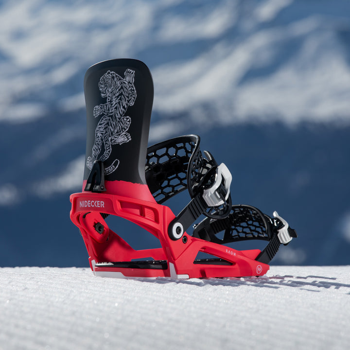 Nidecker Kaon Snowboard Bindings 2026 Red Tiger