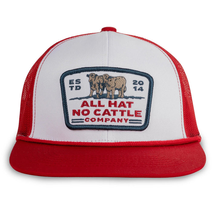 Sendero Provisions Co. All Hat No Cattle Hat White/Red